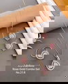 Rose Gold AD Diamond Combo Pendant Set Catalog
